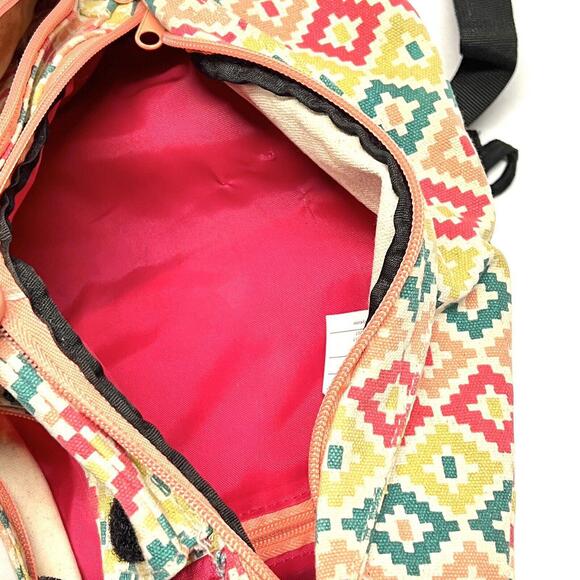 KAVU Crossbody Rope Sling Bag Backpack Tribal Aztec Southwestern Hiking Camping - Picture 10 of 15